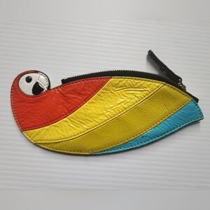 Kate Spade New York Parrot Macaw Coin Purse Noveltyolorful Parrot-Shaped Wallet